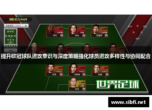 提升欧冠球队进攻意识与深度策略强化球员进攻多样性与协同配合