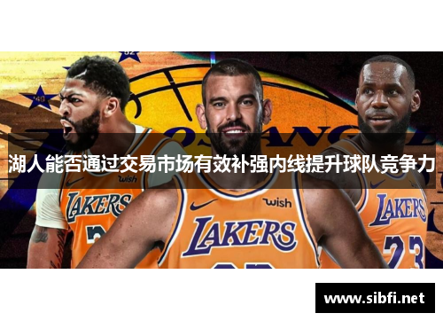湖人能否通过交易市场有效补强内线提升球队竞争力